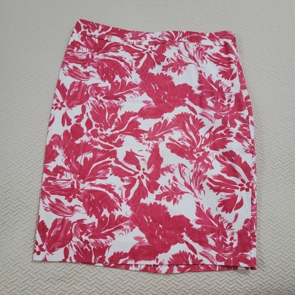 NEW The Limited Floral Career Skirt Knee Length Size 6 - Picture 3 of 12